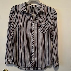 Alter Ego, S, button up striped blouse
